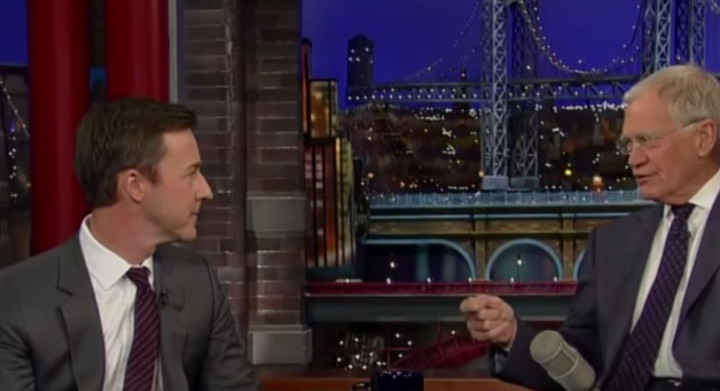 Edward Norton, David Letterman Talk Poker And The Possibility of Rounders 2