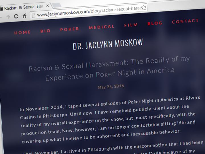Joey Ingram Talks to Dr Jaclynn Moskow About Her Claims Against Nolan Dalla and Poker Night in America