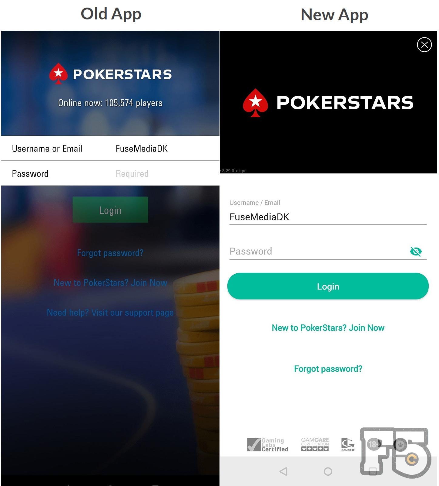 poker stars login