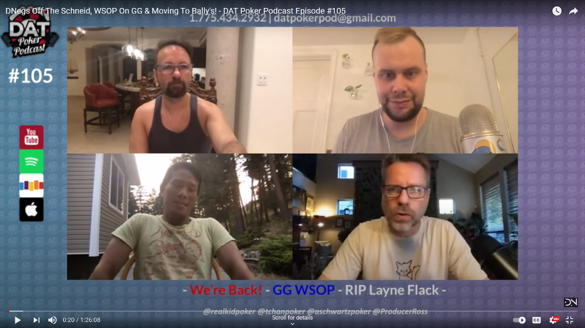 DAT Poker Podcast is Back with a Tribute to Layne Flack