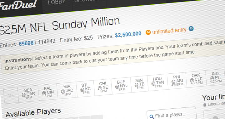 FanDuel Will Pay Out $2.5 Million to Fantasy Football Players