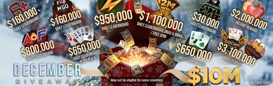 GGPoker has $10 million Up for Grabs This Month