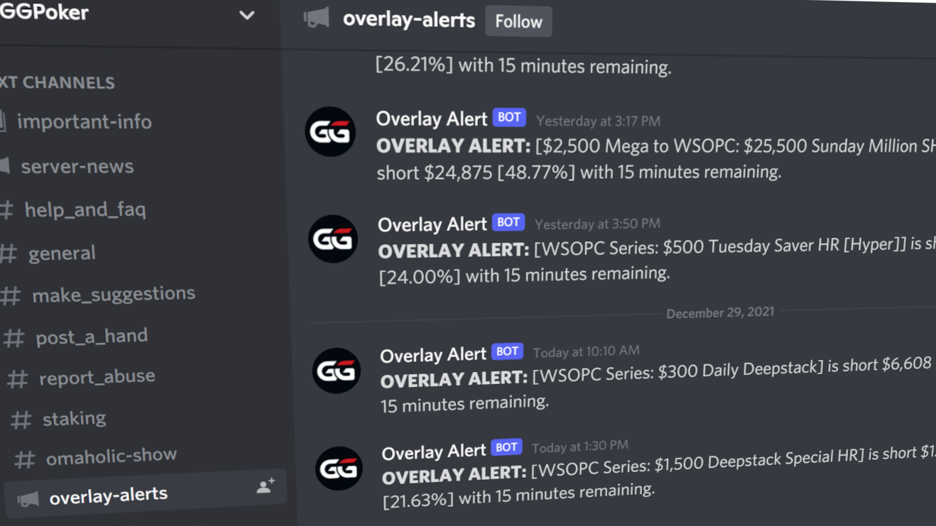 Murmuring Viewer Inspire GGPoker's Overlay Bot Adds Value to Discord Server | F5 Poker