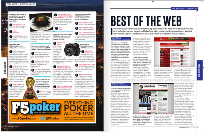 Global Poker Index Shows Off New Website, Magazine