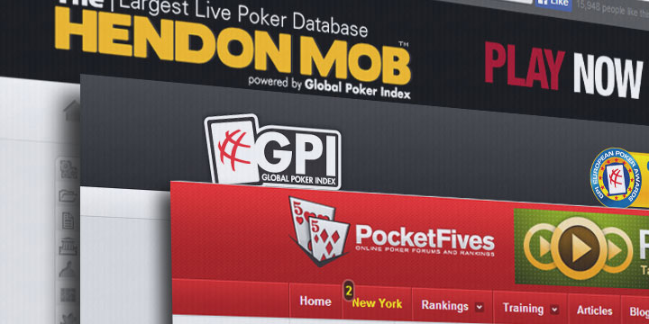 Global Poker Index, Hendon Mob & PocketFives Have A Threeway
