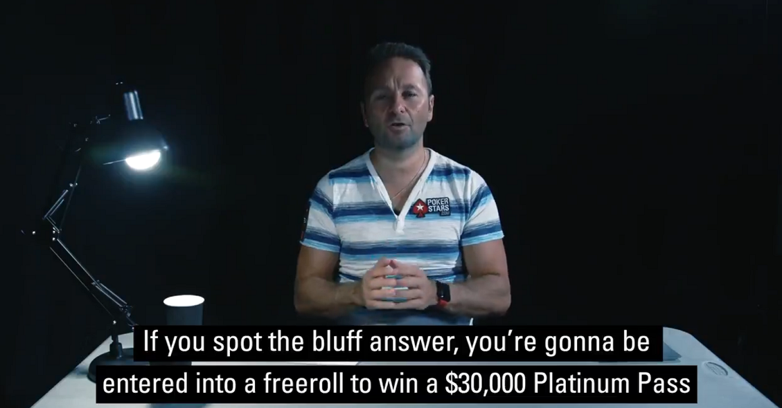 Spot the Bluff and Win a Chance to Grab PokerStars Platinum Pass