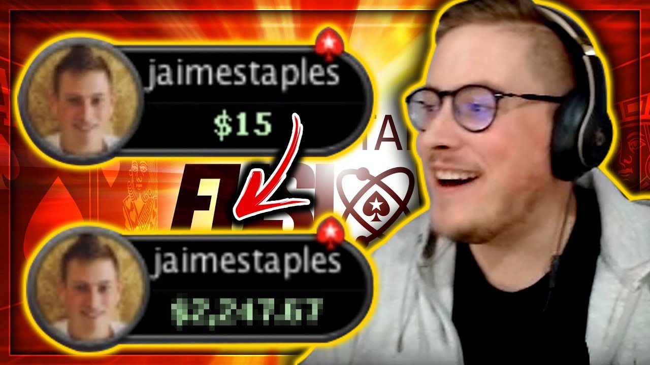 Watch: Jaime Staples Turn $15 into $1700 Playing PokerStars Fusion