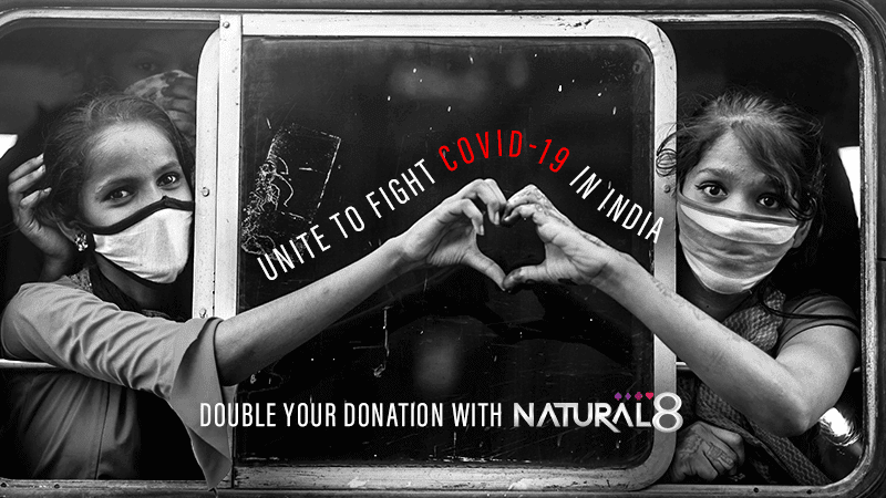 Natural8 Launches "Unite to Fight Covid-19 Fundraising" Campaign for India