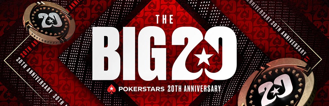 20th Birthday Celebrations at PokerStars Kicks Off with Prizes and Promotions