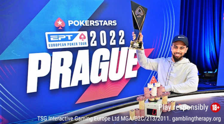Jordan Saccucci Banks €913,000 in an Epic PokerStars EPT Prague Win