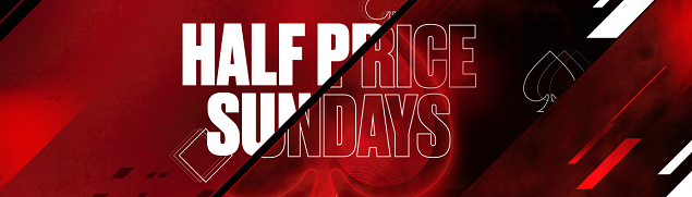 Half Price Sunday Returns to PokerStars After Eight Months