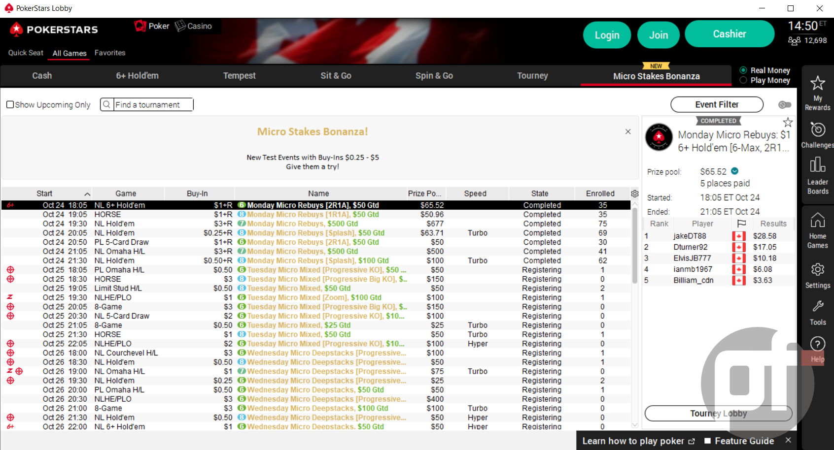 PokerStars Ontario Micro Stakes Bonanza Brings Loads of Affordable Action