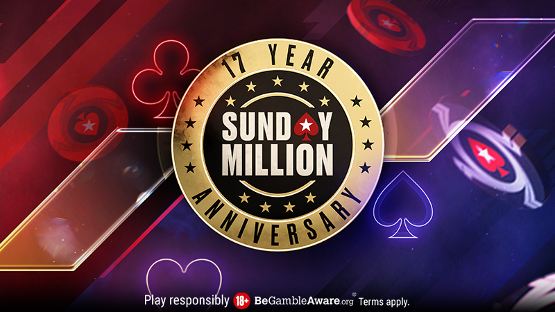 PokerStars Reveals the Date for 17th Anniversary Sunday Million