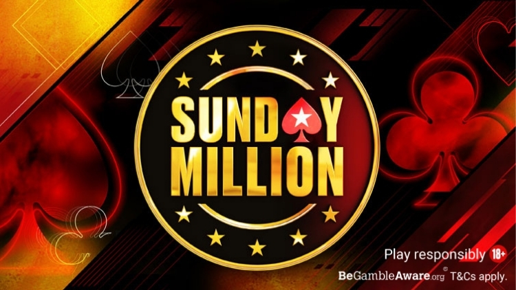 promo image for pokerstars' sunday million weekly tournament series. The iconic Sunday Million from PokerStars is going to run permanently as a PKO tournament starting June 12, 2022.