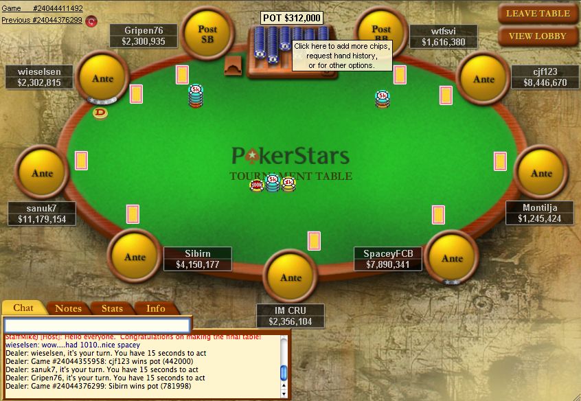 #10YearChallenge: PokerStars