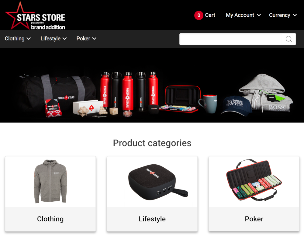 PokerStars Store Launches on the Web
