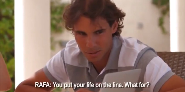 Rafa Nadal Puts His Money Where His Boca Is