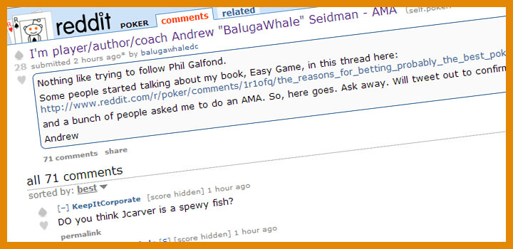 Andrew "BalugaWhale" Seidman Gets Asked Anything