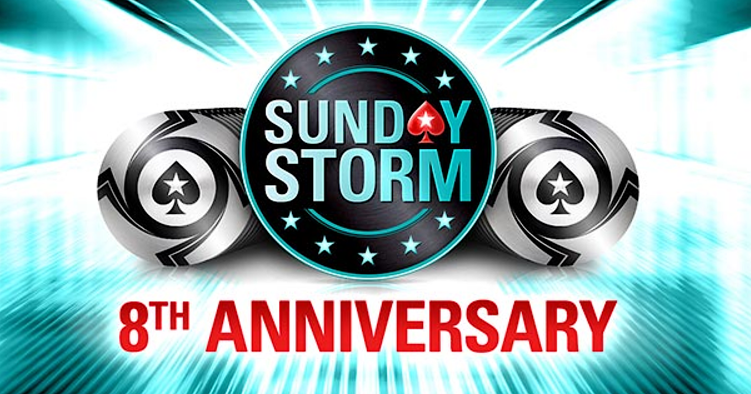 The PokerStars Sunday Storm Offers a $1 Million Prize Pool for an $11 Buy-In This Sunday