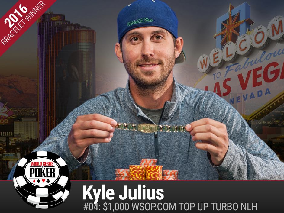 Along With His First WSOP Bracelet Kyle Julius Wins Baby Naming Rights