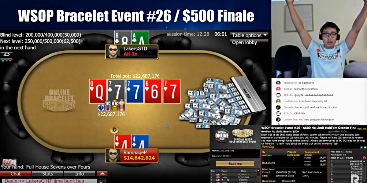 Low-Stakes Grinder Lies to His Mom, Sneaks Off to New Jersey, Wins WSOP Bracelet Live on Stream