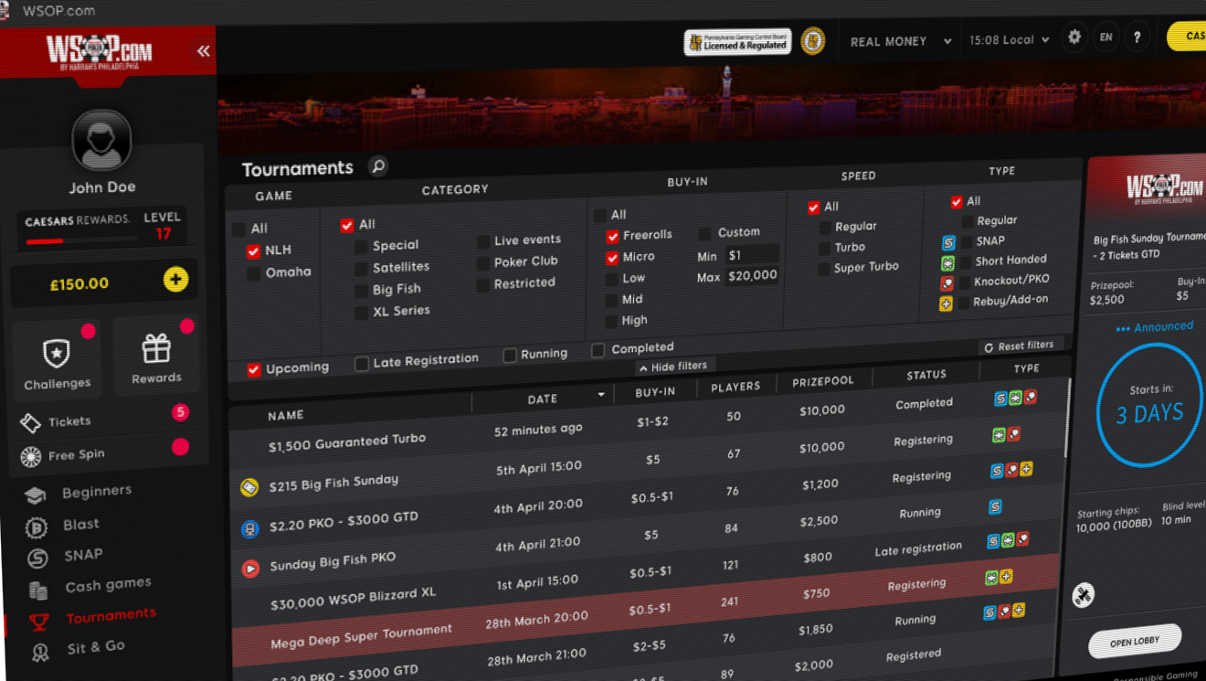 WSOP in Pennsylvania: New Poker 8 Software, What's In Store?