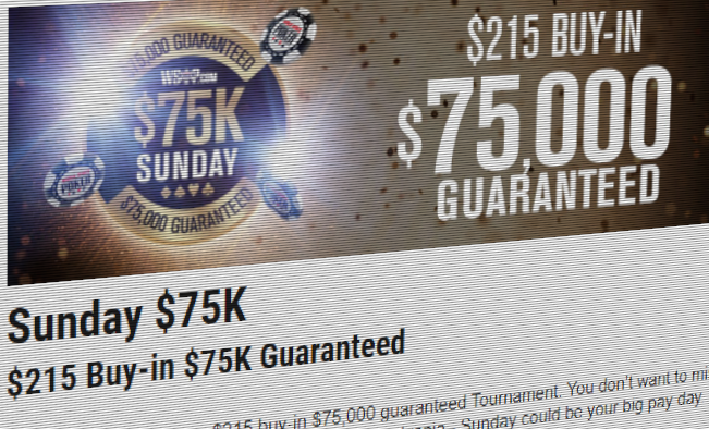 WSOP Pennsylvania's Sunday Flagship Tournament Offers $75,000 in Guaranteed Prize Money