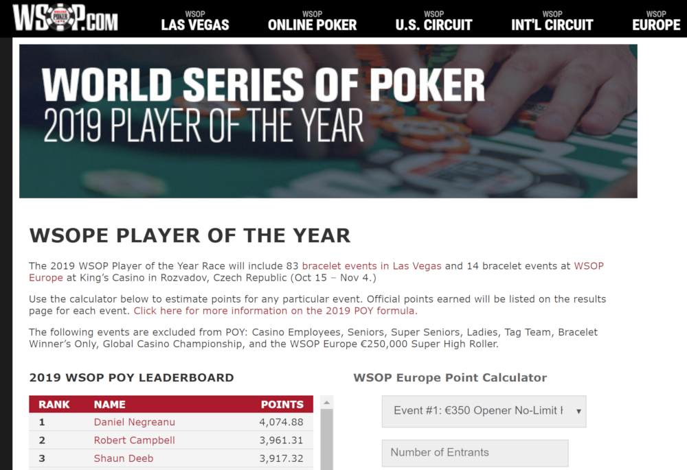 Major WSOP F*ck Up! Daniel Negreanu Stripped of POY Title