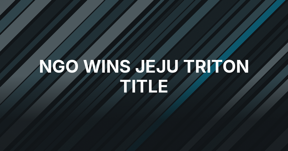 Khoa Anh Ngo Lands First Seven-Figure Triton Score