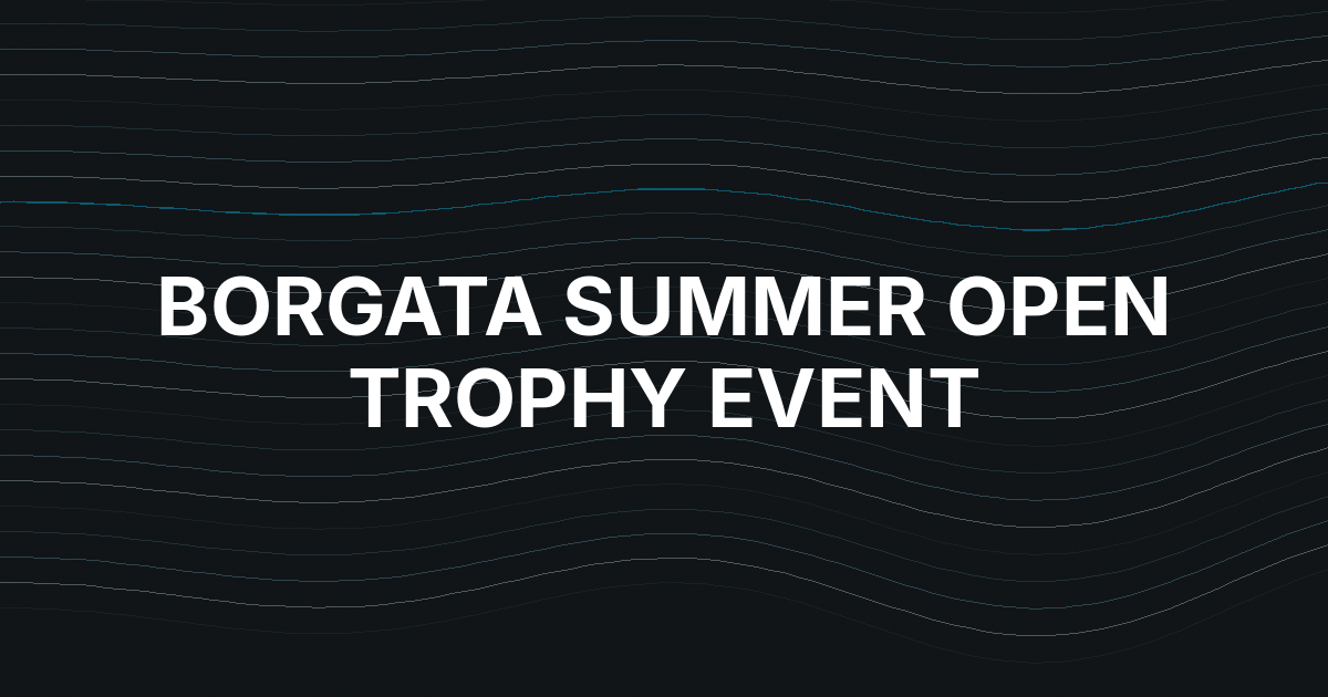 Borgata Summer Poker Open Wrapped With a Final Trophy Event