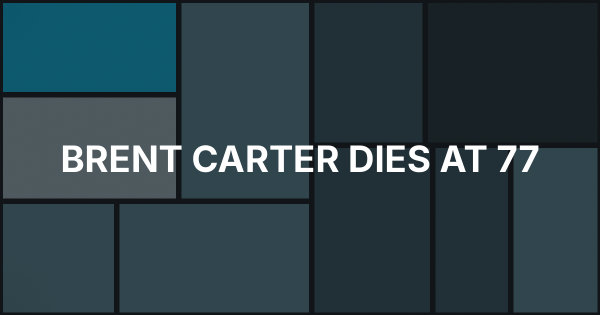 Brent Carter, Two-Time WSOP Bracelet Winner, Dies at 77