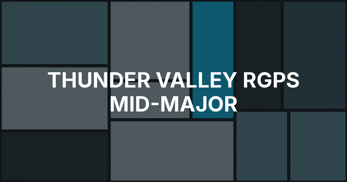 Henri Perez Lopez Wins RGPS Mid-Major Championship at Thunder Valley