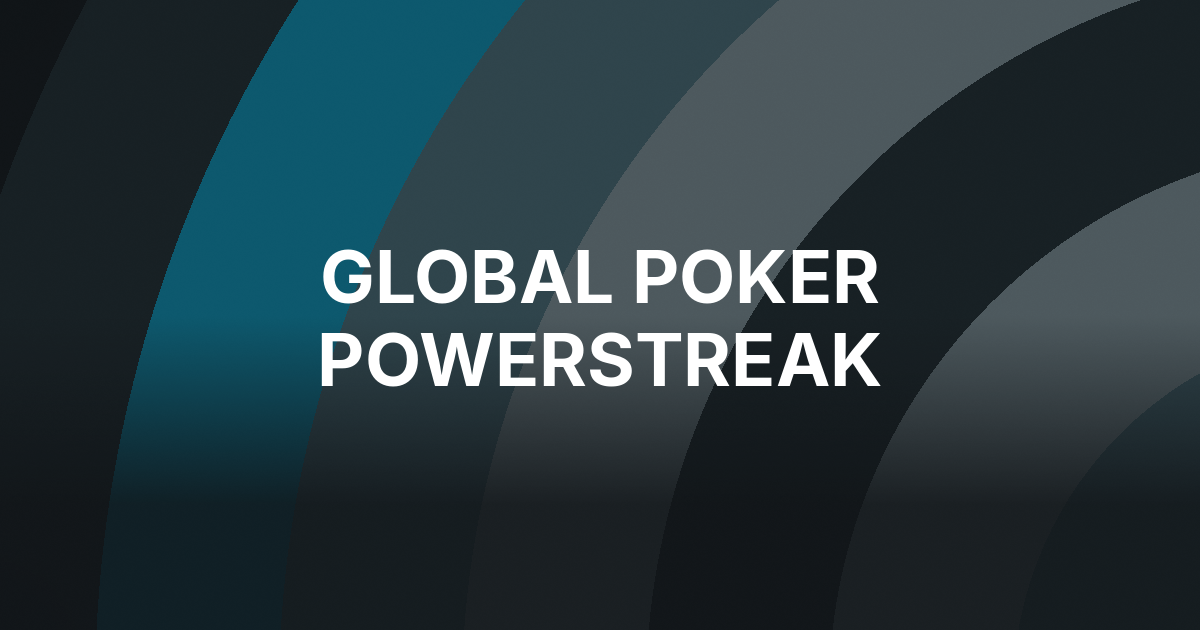 Global Poker Adds PowerStreak for Jackpot Sit’n’Go Grinders