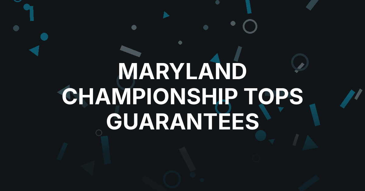 PokerStars on FanDuel’s Maryland Championship Finished About 40% Above Guarantees