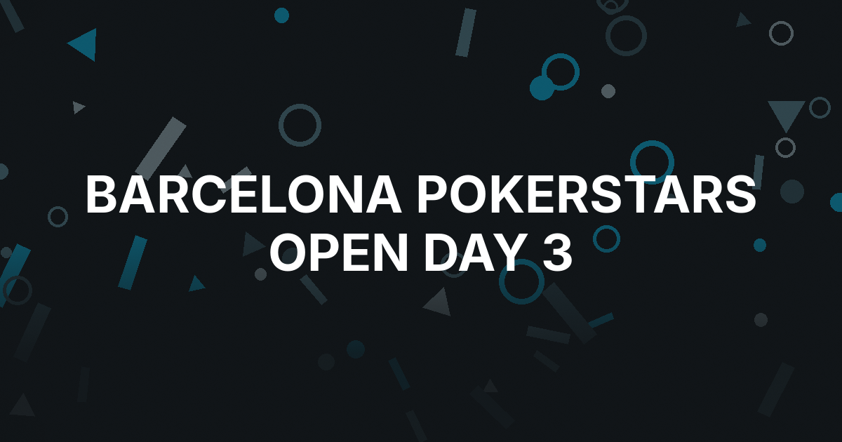 Han Feng Leads PokerStars Open Main Event Into Day 3