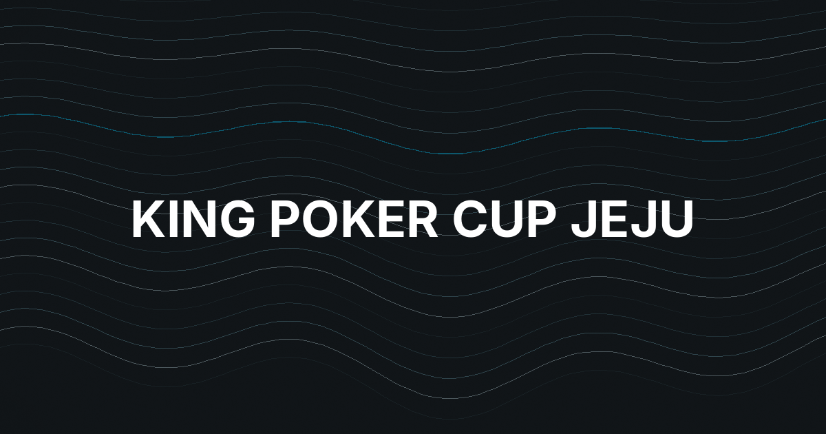 Yang Zhang Defends King’s Debut Title at King Poker Cup