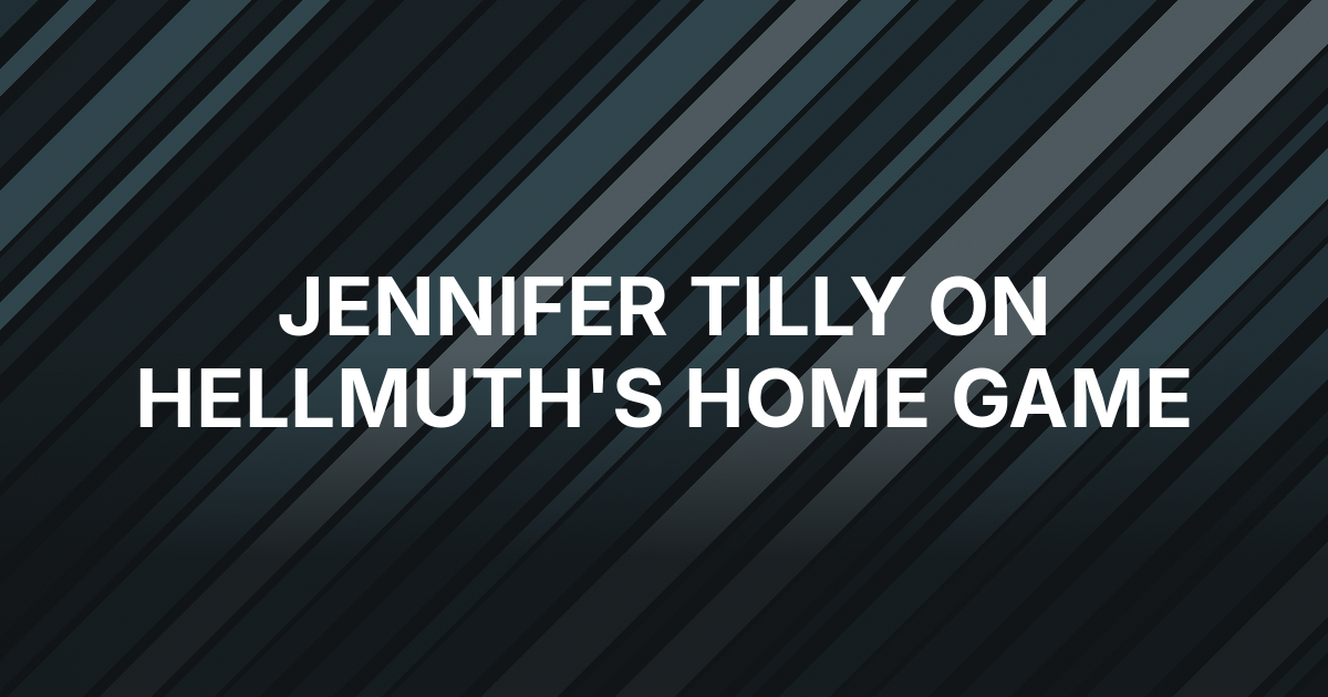 Jennifer Tilly Headlines Hellmuth's Home Game Episode 30