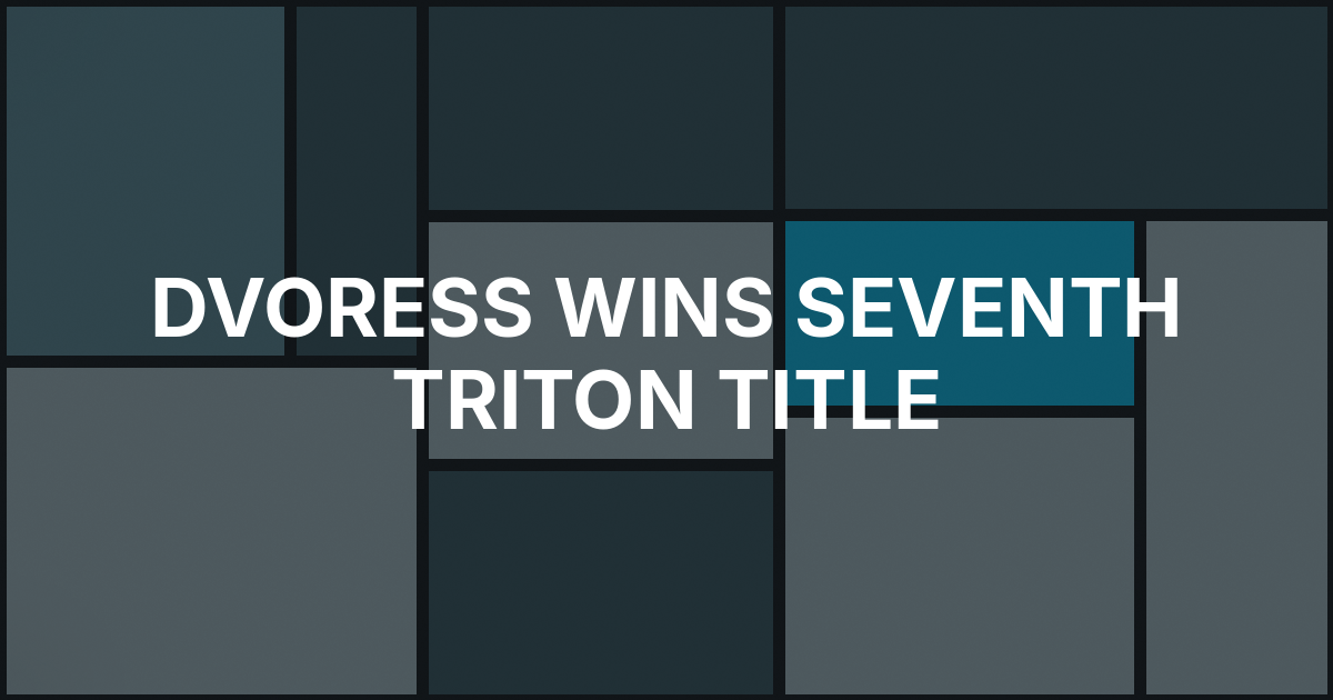 Daniel Dvoress Wins Seventh Triton Title in Jeju