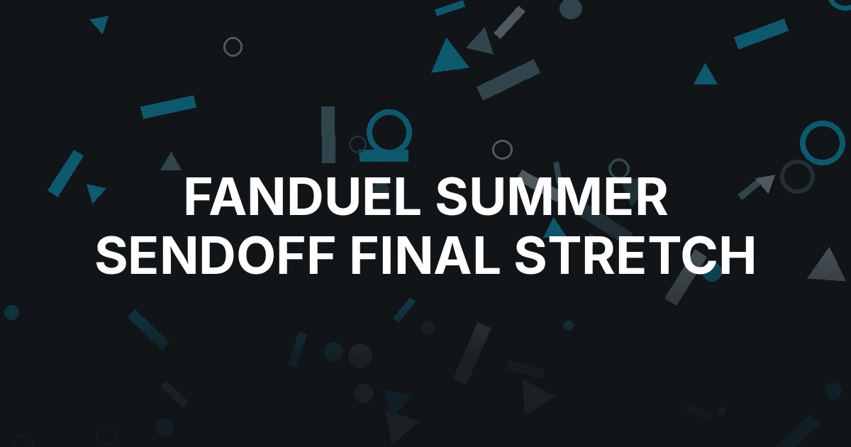 PokerStars on FanDuel's Summer Sendoff Freeroll Series Reaches Final Stretch