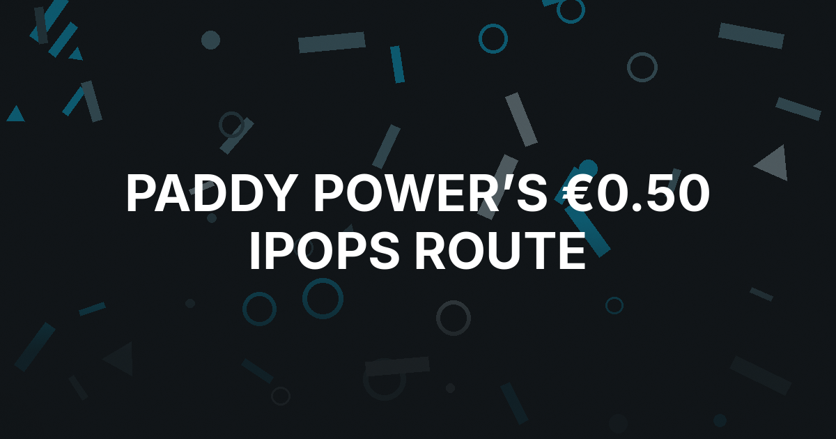 Paddy Power Poker Opens €0.50 Path to €500,000 iPOPS Main Event