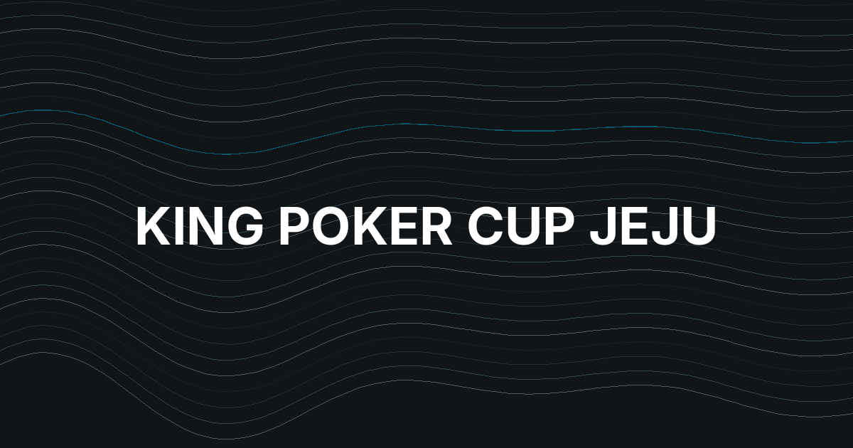 Bryn Kenney Wins King Poker Cup Title in Jeju