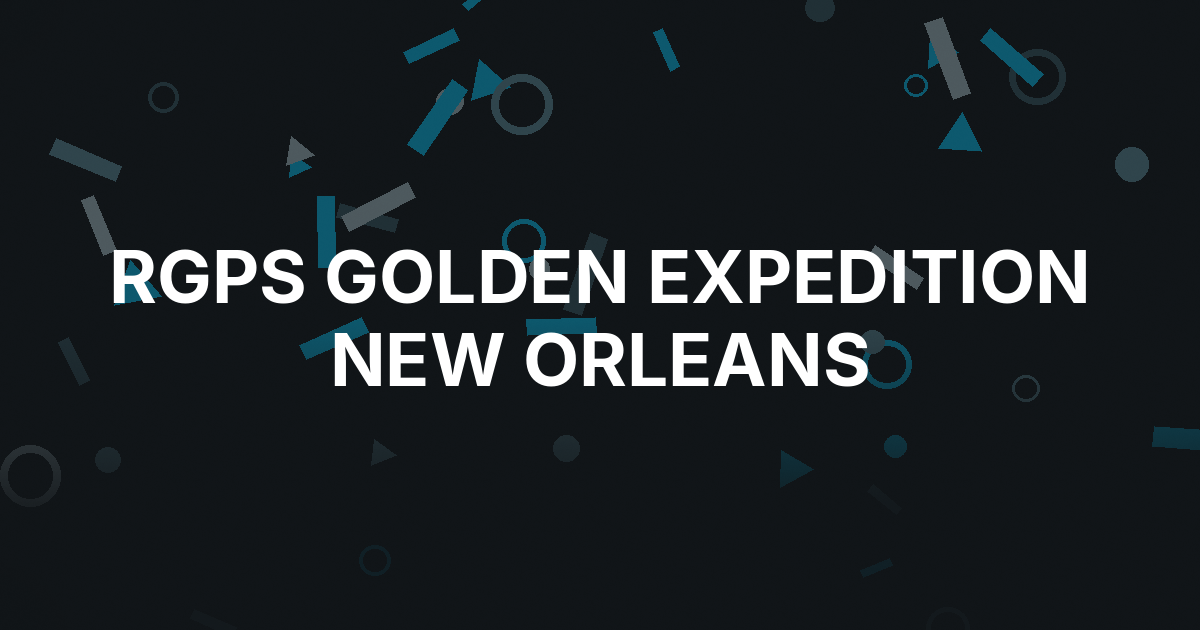 RunGood Sets Golden Expedition for Caesars New Orleans