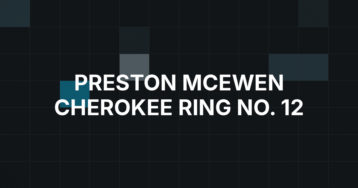 Preston McEwen Wins Cherokee for 12th WSOP Circuit Ring